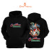 Cadillac Dinasours Baskılı Unisex Kapşonlu Sweatshirt