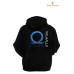 God Of War Ragnarök Valhalla Baskılı 3 Iplik Unisex Siyah Kapişonlu Sweatshirt