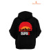 Read Dead Redamtion 2 Baskılı 3 İplik Unisex Siyah Kapişonlu Sweatshirt