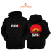 Read Dead Redamtion 2 Baskılı 3 İplik Unisex Siyah Kapişonlu Sweatshirt