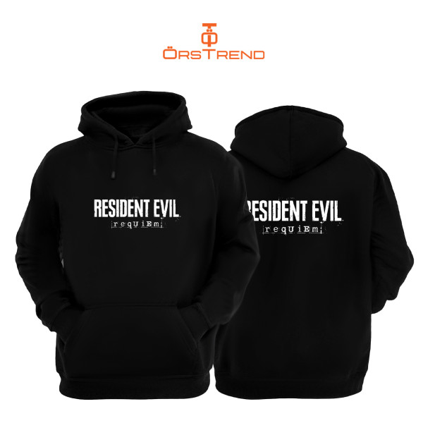 Resident Evil Requiem Baskılı Unisex Kapşonlu Sweatshirt