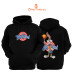 SpaceJam Bugs Bunny Baskılı Unisex Kapşonlu Sweatshirt