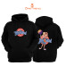 SpaceJam Lola Bunny Baskılı Unisex Kapşonlu Sweatshirt