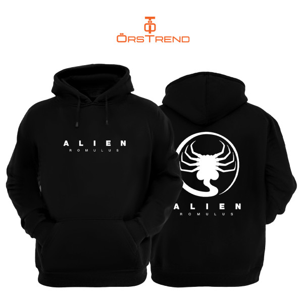 Alien Romulus Baskılı Unisex Kapşonlu Sweatshirt