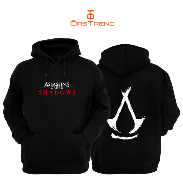 Assassin's Creed Shadows Baskılı Unisex Kapşonlu Sweatshirt