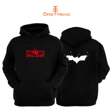 Batman Baskılı Unisex Kapşonlu Sweatshirt