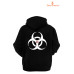 Biohazard Baskılı Unisex Kapşonlu Sweatshirt