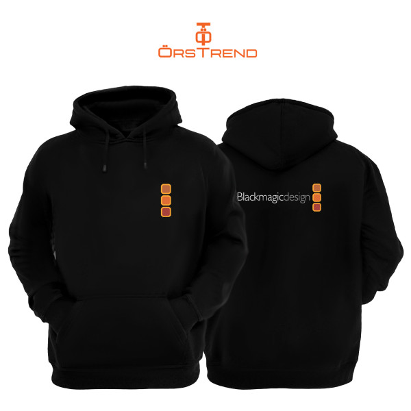 Blackmagic Baskılı Unisex Kapşonlu Sweatshirt