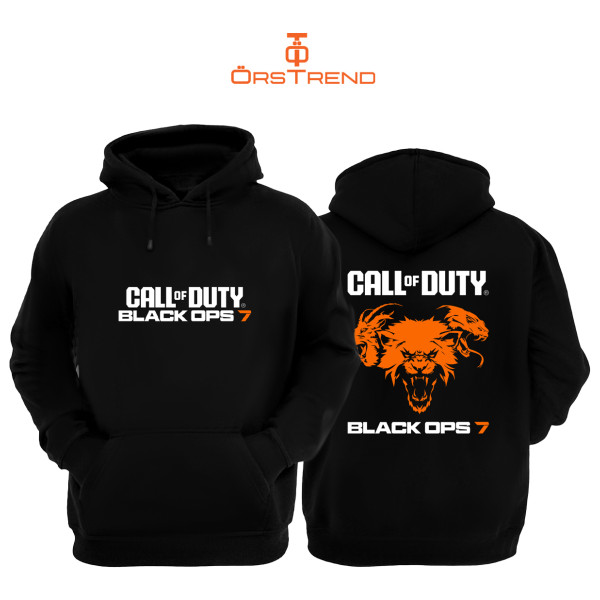 Call of Duty Black Ops 7 Baskılı Unisex Kapşonlu Sweatshirt