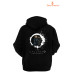 The Callisto Protocol Baskılı 3 İplik Unisex Siyah Kapişonlu Sweatshirt