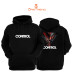 Control Baskılı Unisex Kapşonlu Sweatshirt