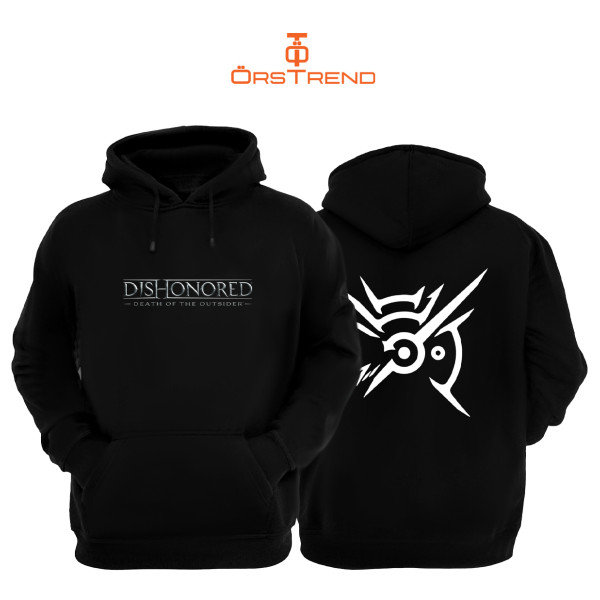 Dishonored Baskılı Unisex Kapşonlu Sweatshirt