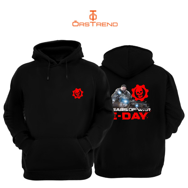 Gear of War E-DAY Baskılı Unisex Kapşonlu Sweatshirt