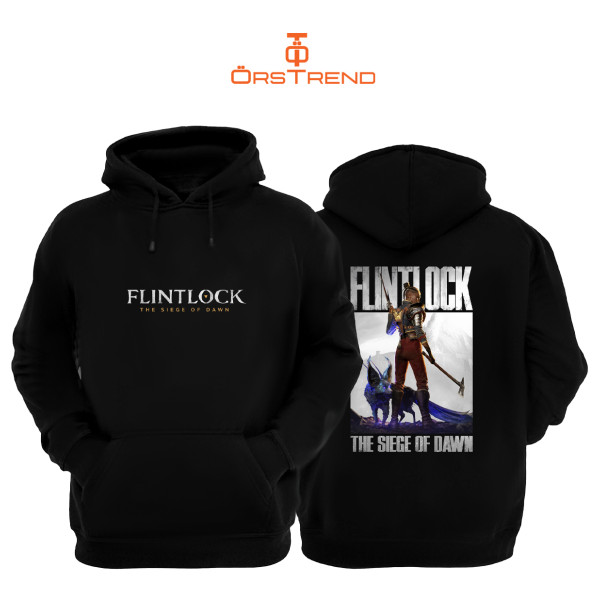 Flintlock Baskılı Unisex Kapşonlu Sweatshirt