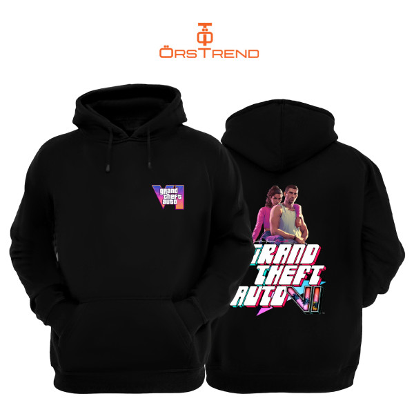 GTASİX Baskılı Unisex Kapşonlu Sweatshirt