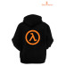 Half Life 3 Iplik Unisex Siyah Kapişonlu Sweatshirt