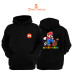 Super Mario Baskılı Unisex Kapşonlu Sweatshirt