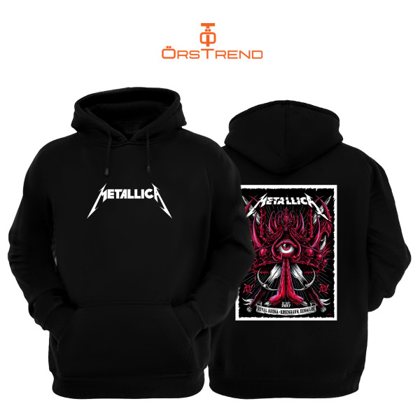 Metallica Baskılı Unisex Kapşonlu Sweatshirt