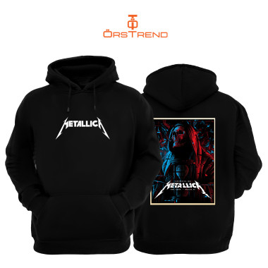 Metallica Baskılı Unisex Kapşonlu Sweatshirt