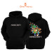 Minecraft Baskılı Unisex Kapşonlu Sweatshirt