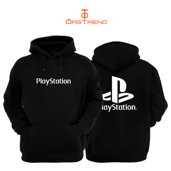 Playstation Baskılı Unisex Kapşonlu Sweatshirt