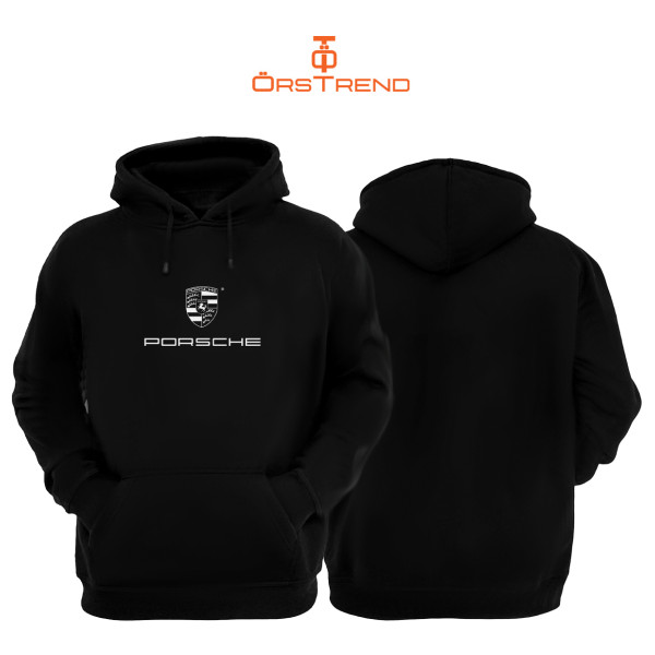 Porsche Baskılı Unisex Kapşonlu Sweatshirt