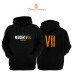 Resident Evil 7 Devil Baskılı 3 İplik Unisex Siyah Kapişonlu Sweatshirt