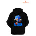 Sonic Baskılı Unisex Kapşonlu Sweatshirt