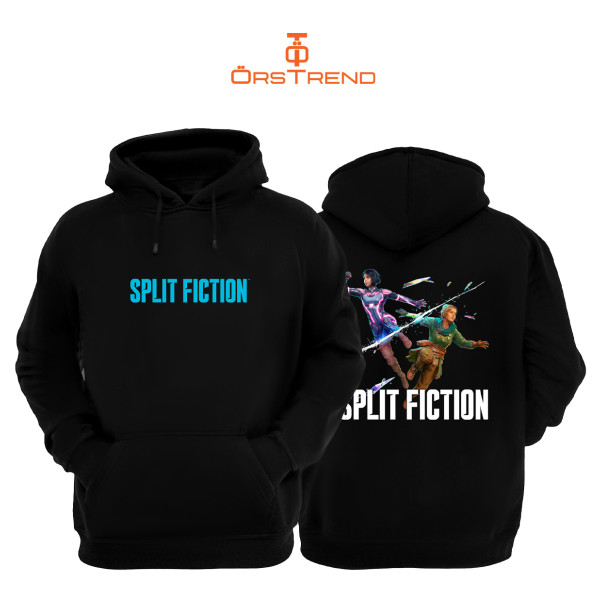 Split Fiction Baskılı Unisex Kapşonlu Sweatshirt