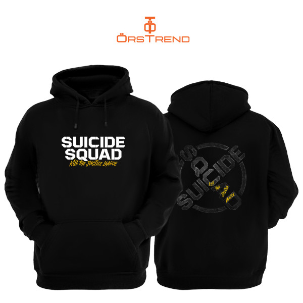 Suicide Squad : Kill the Justice League Baskılı 3 Iplik Unisex Siyah Kapişonlu Sweatshirt Suicide Squad : Kill the Justice League Baskılı 3 Iplik Unisex Siyah Kapişonlu Sweatshirt