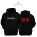 Tekken 8 3 Iplik Unisex Siyah Kapişonlu Sweatshirt