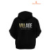 Resident Evil Village  Unisex Siyah Kapişonlu Sweatshirt 3 Iplik