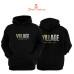 Resident Evil Village  Unisex Siyah Kapişonlu Sweatshirt 3 Iplik
