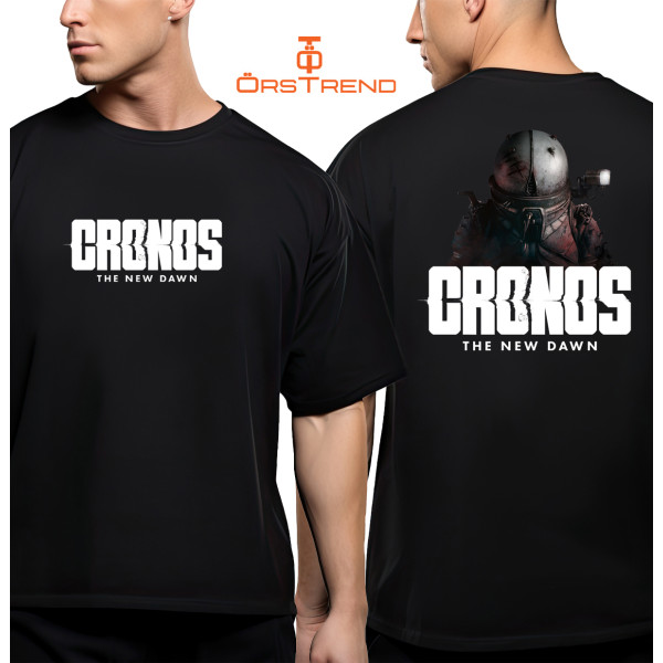 Cronos Baskılı Oversize Unisex Tişört