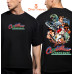 Cadillac and Dinasours Baskılı Oversize Tshirt
