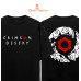 Crimson Desert Baskılı Oversize Tişört