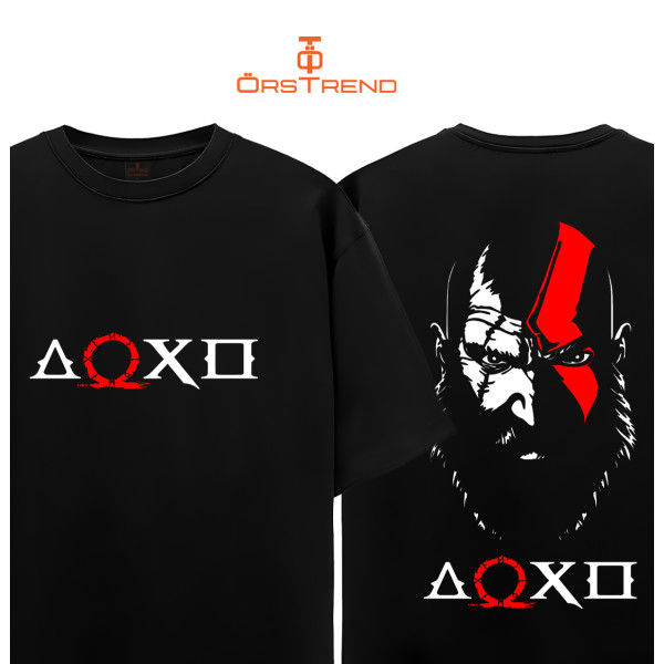 God of War Baskılı Oversize Unisex Tişört