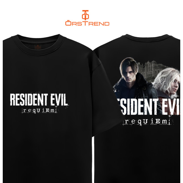 Resident Evil Requiem Baskılı Oversize Unisex Tişört